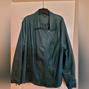 Faux Leather Moto Jacket